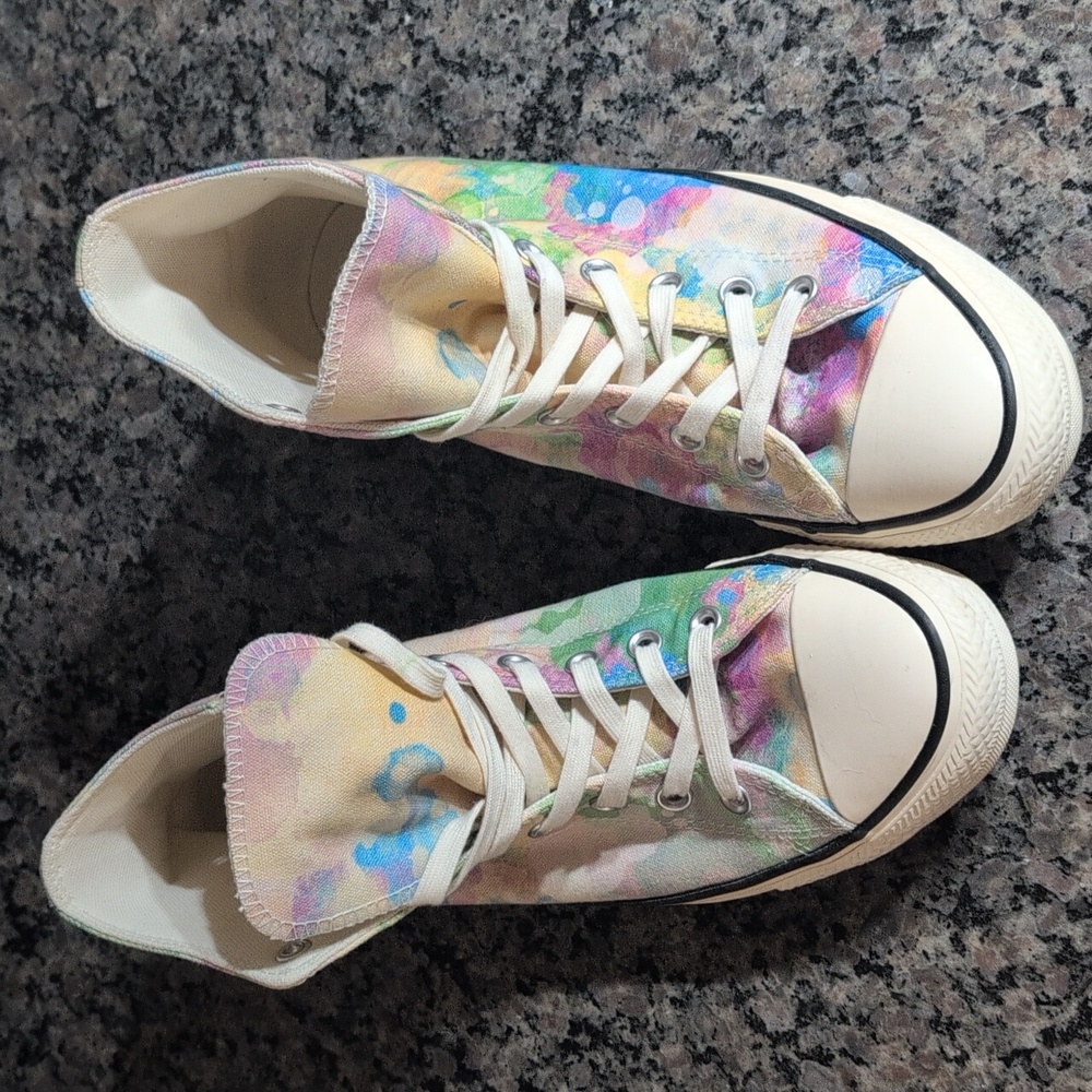 Converse AS Watercolor Tie-Dye High Top Men's or Women's Sneaker SZ 9.5 M/ 11.5W